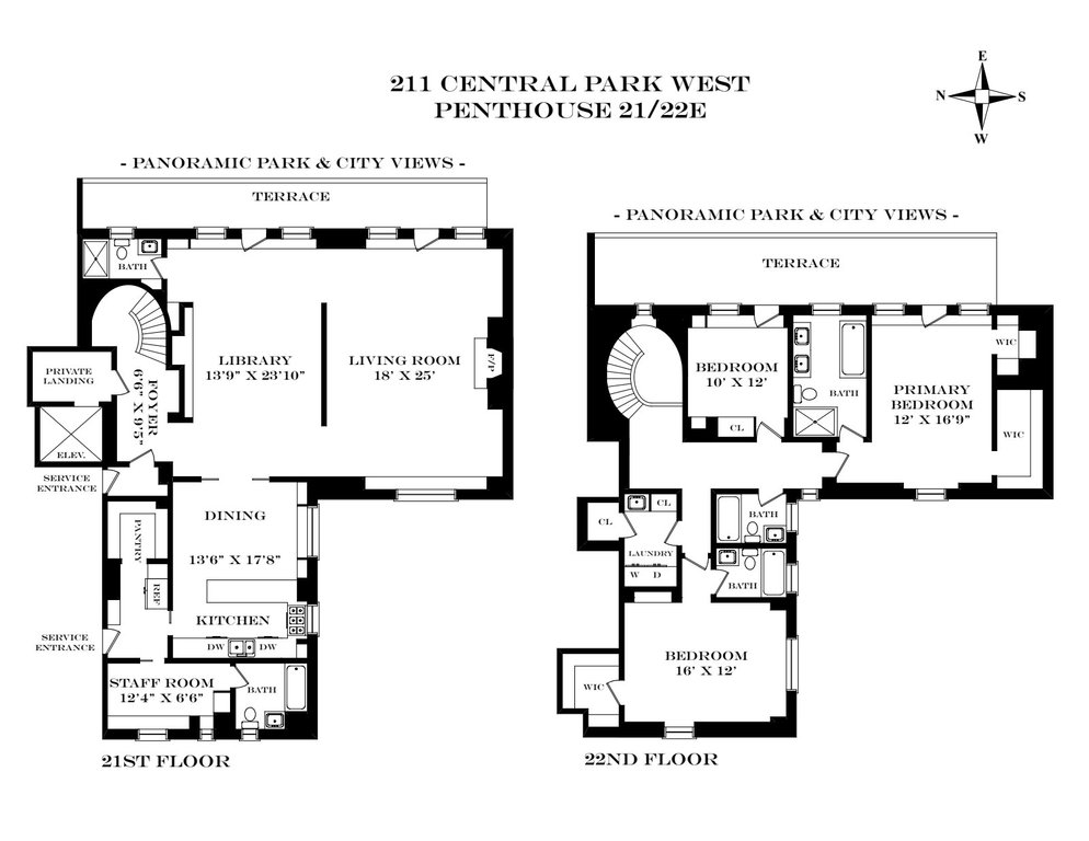 211 Central Park West, Unit PH21/22E photo 24