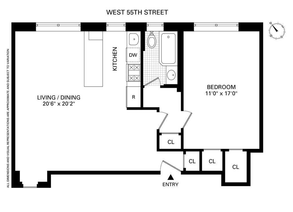310 West 55th Street, Unit 2F photo 12