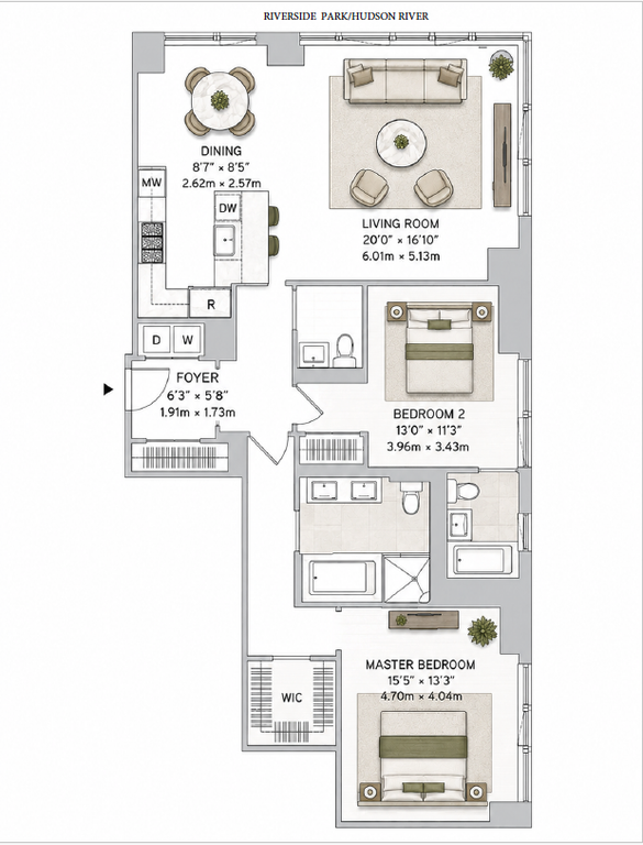 60 Riverside Boulevard, Unit 2402 photo 17
