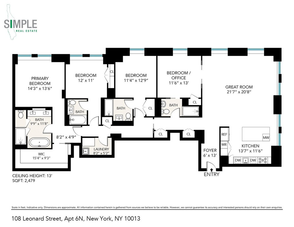 108 Leonard Street, Unit 6N photo 13