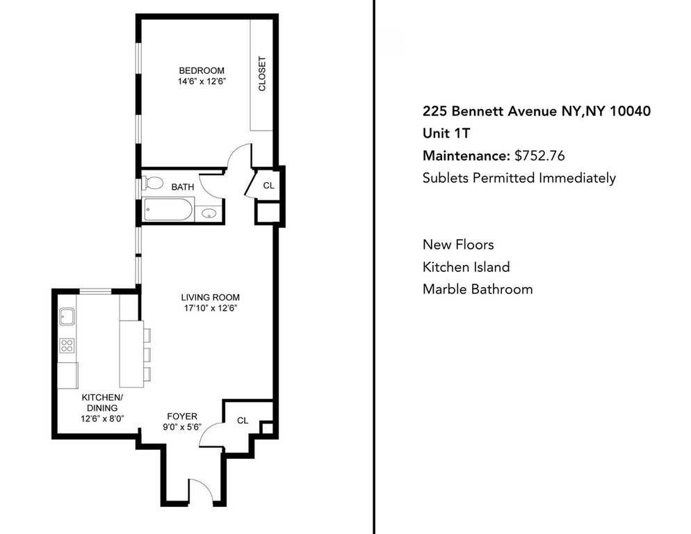 225 Bennett Avenue, Unit 1T photo 21