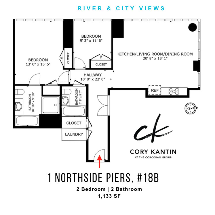 1 Northside Piers, Unit 18B photo 19
