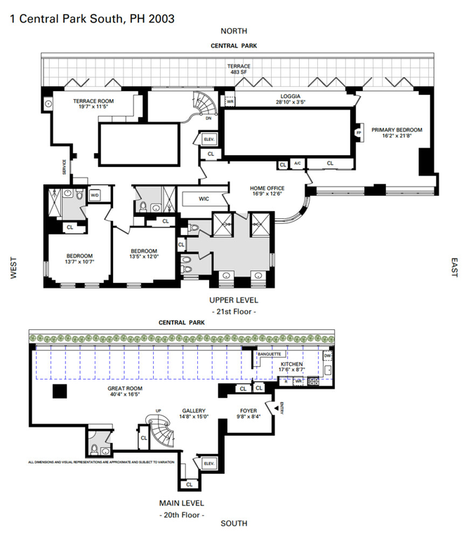 1 Central Park South, Unit PH2003 photo 8