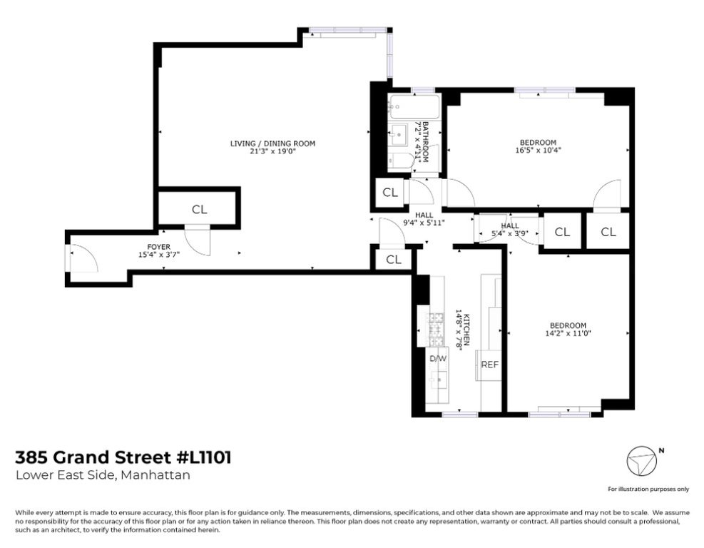 385 Grand Street, Unit L1101 photo 22