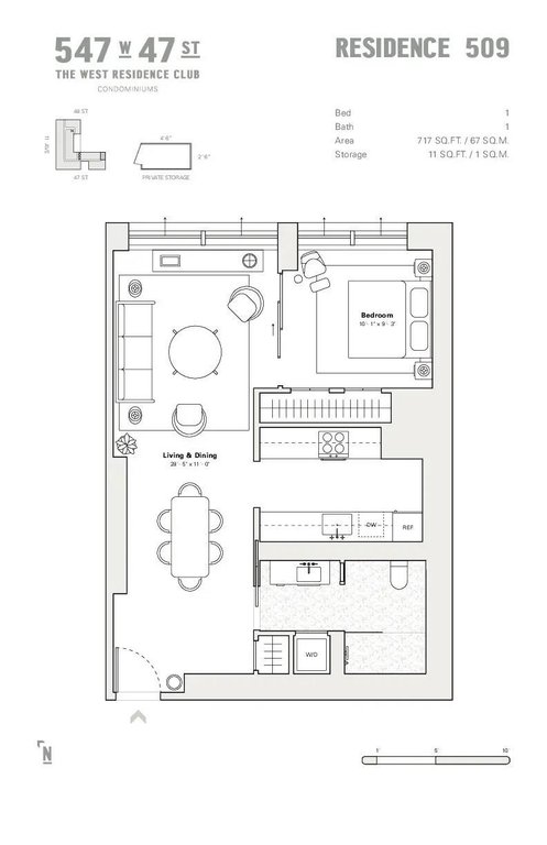 547 West 47th Street, Unit 509 photo 25