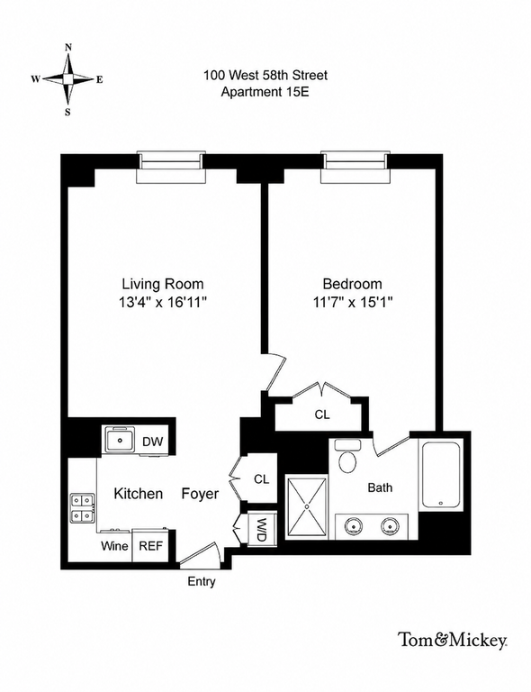 100 West 58th Street, Unit 15E photo 11