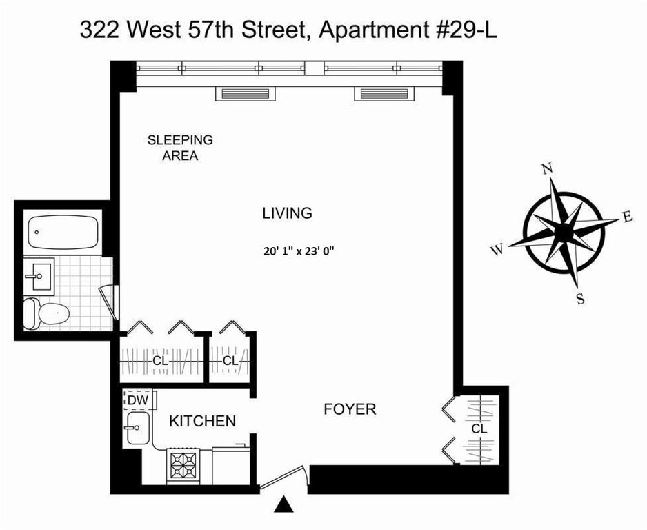 322 West 57th Street, Unit 29L photo 12