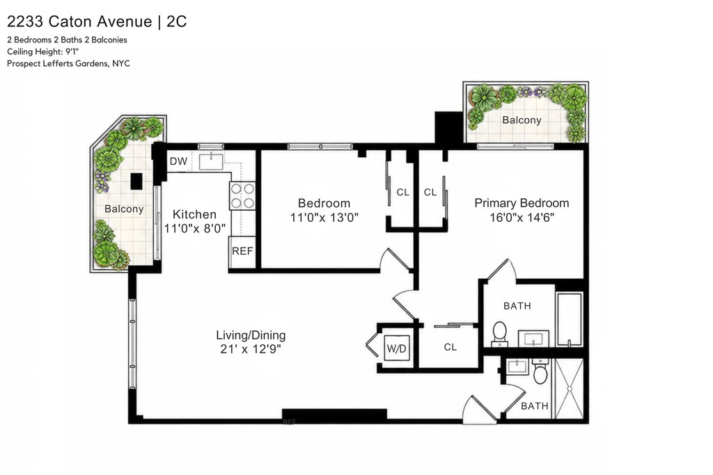 2233 Caton Avenue, Unit 2C photo 14