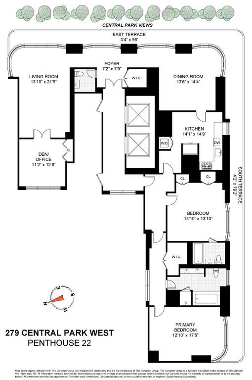 279 Central Park West, Unit PH22 photo 20