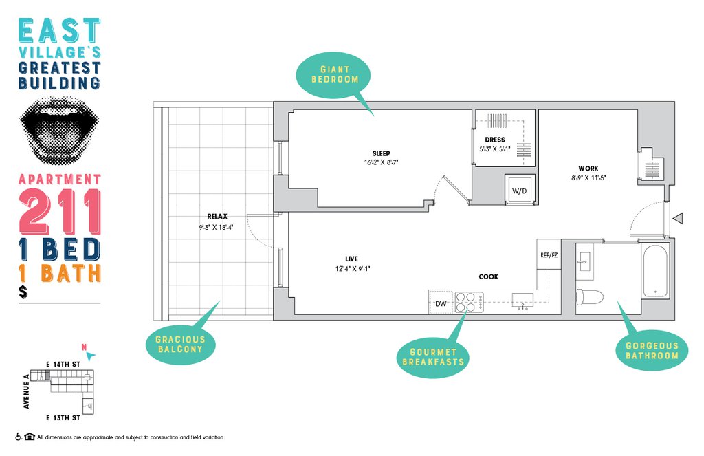 510 East 14th Street, Unit 211 photo 7