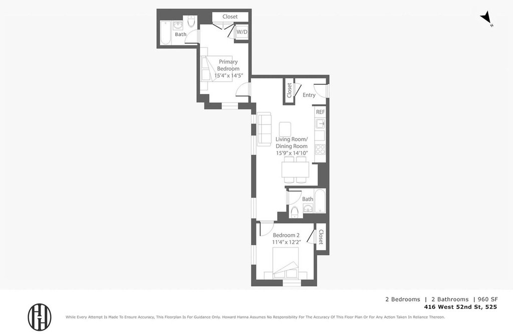 416 West 52nd Street, Unit 525 photo 19