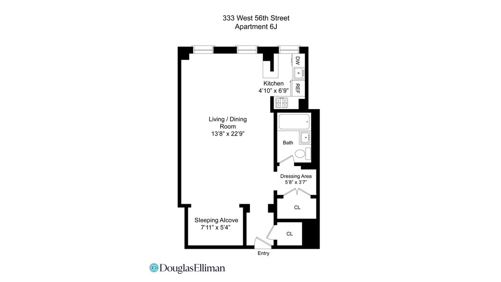 333 West 56th Street, Unit 6J photo 5
