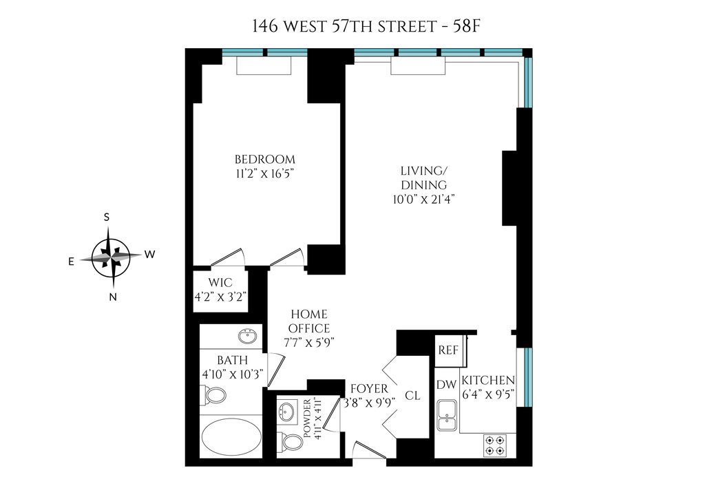 146 West 57th Street, Unit 58F photo 11