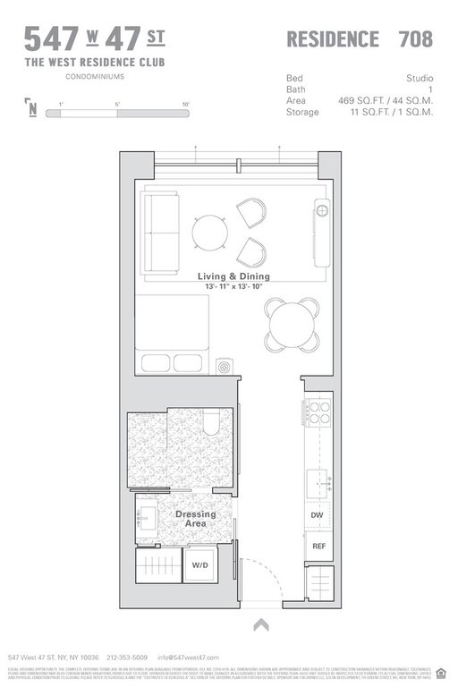 547 West 47th Street, Unit 708 photo 32