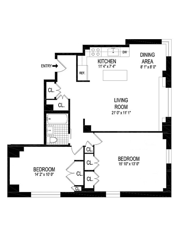 225 Adams Street, Unit 8H
