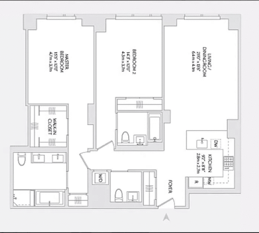50 Riverside Boulevard, Unit 6DE photo 20