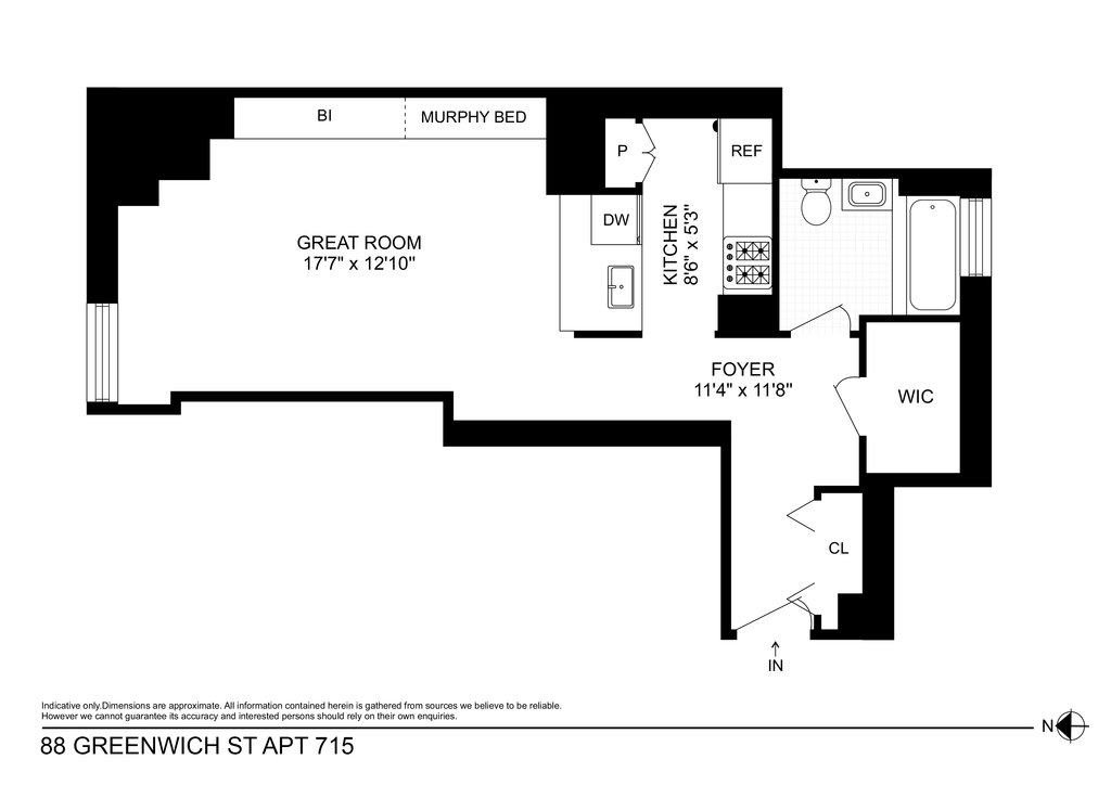 88 Greenwich Street, Unit 715 photo 15