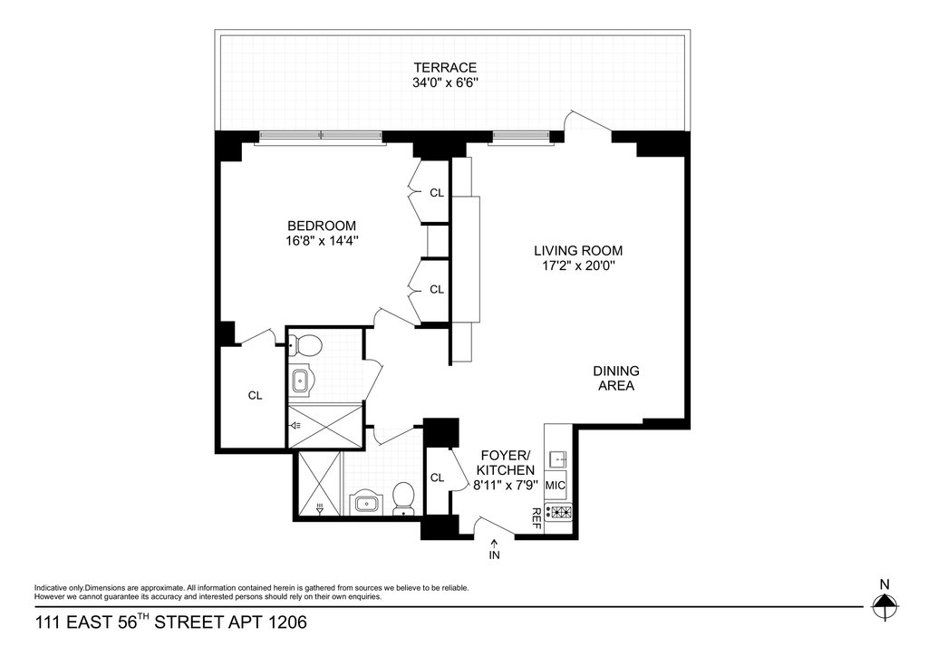 111 East 56th Street, Unit 1206 photo 8