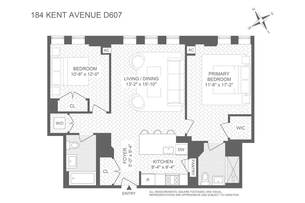 184 Kent Avenue, Unit D607 photo 11