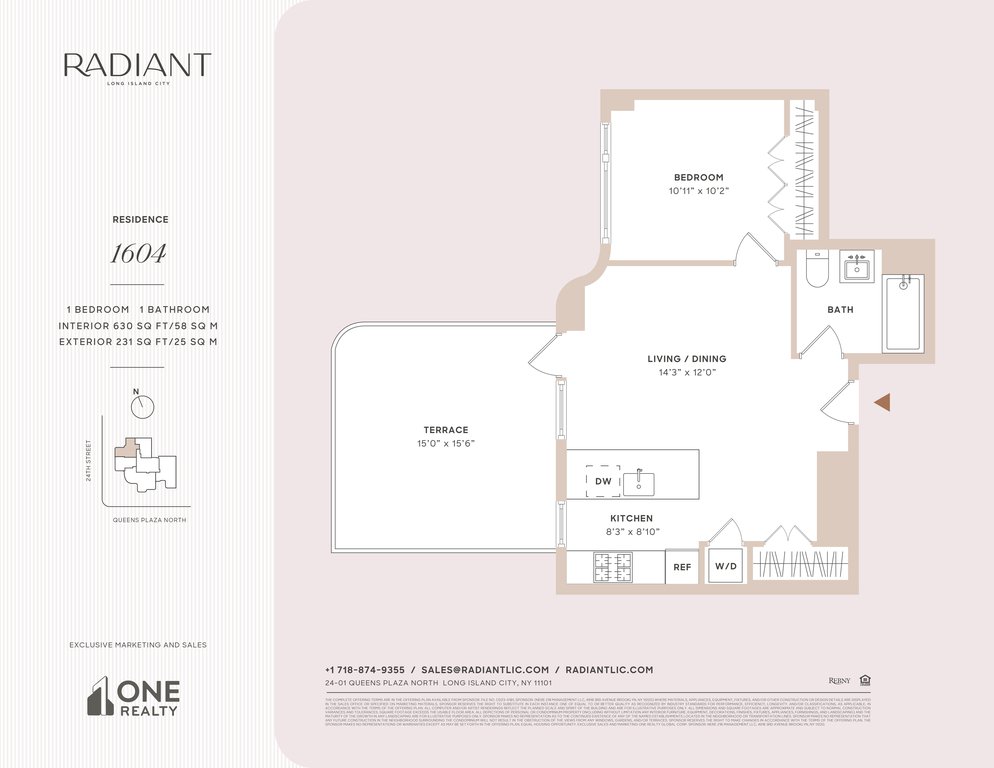 24-01 Queens Plaza North, Unit 1604