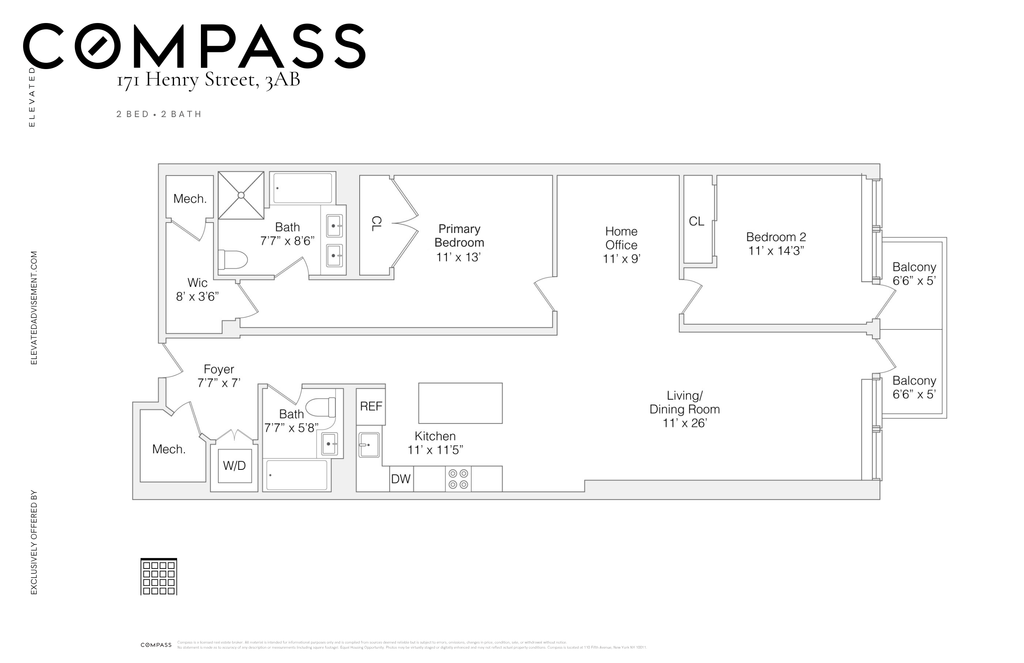 171 Henry Street, Unit 3AB
