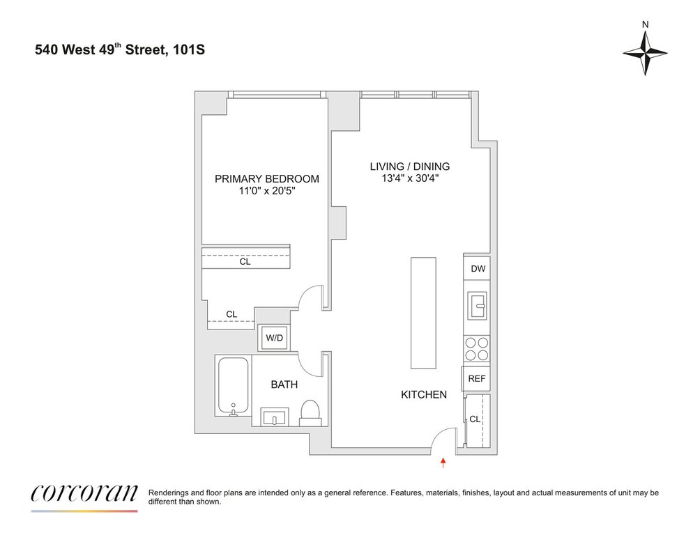 540 West 49th Street, Unit 101S photo 11