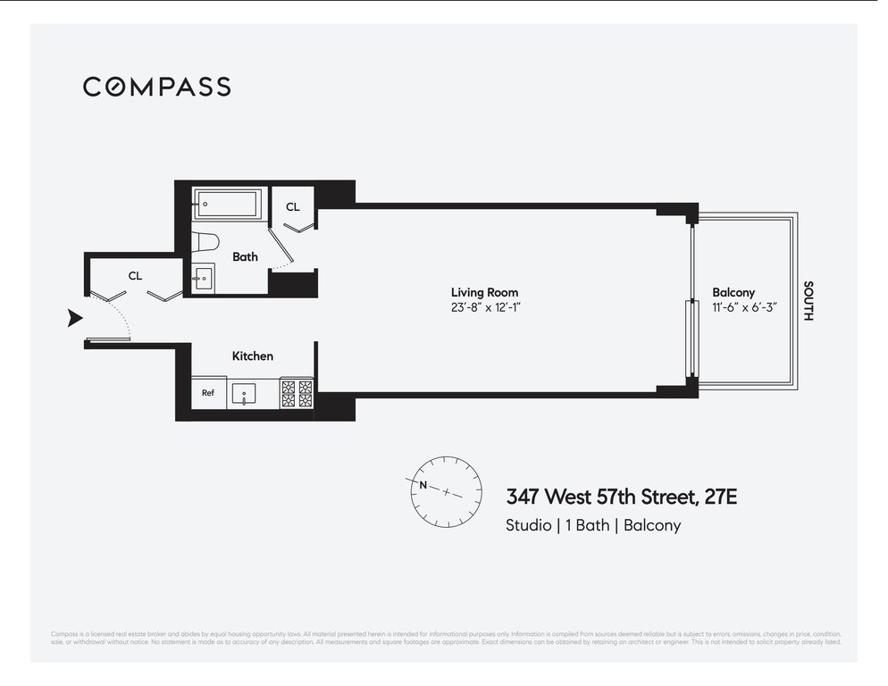 347 West 57th Street, Unit 27E photo 16