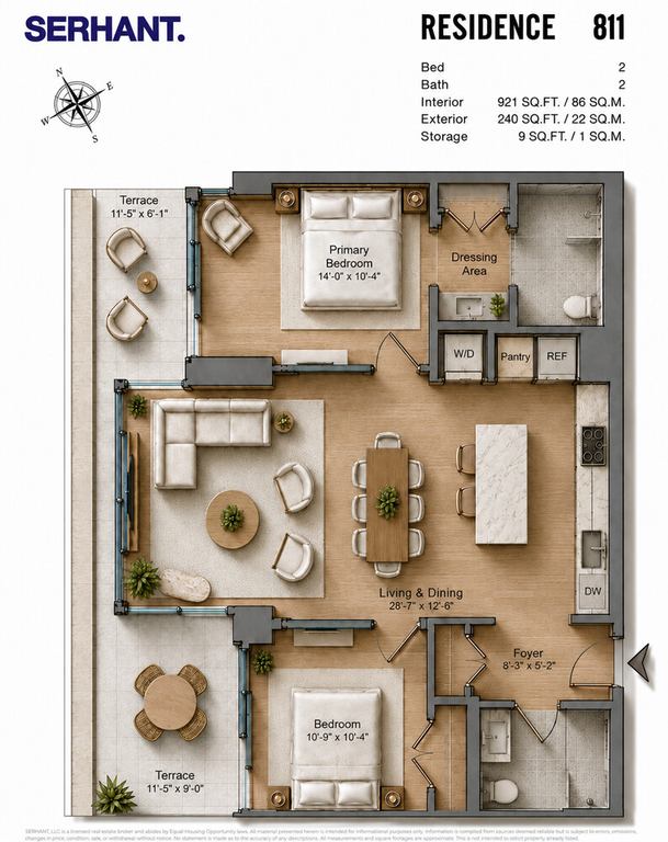547 West 47th Street, Unit 811 photo 15