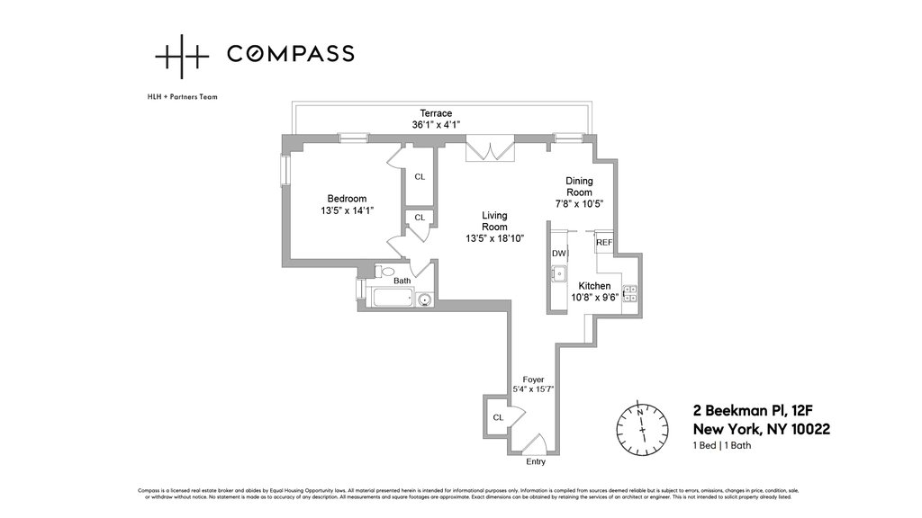 2 Beekman Place, Unit 12F photo 13
