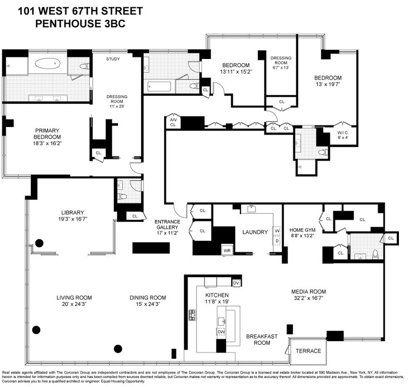 101 West 67th Street, Unit PH3BC photo 39