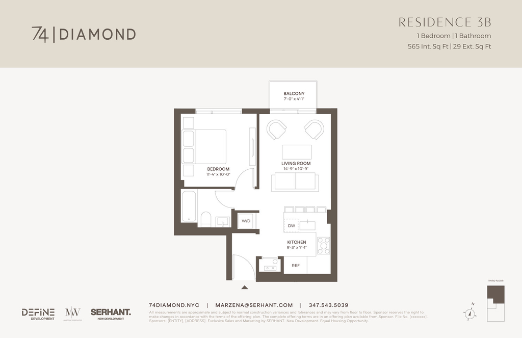 74 Diamond Street, Unit 3B photo 6