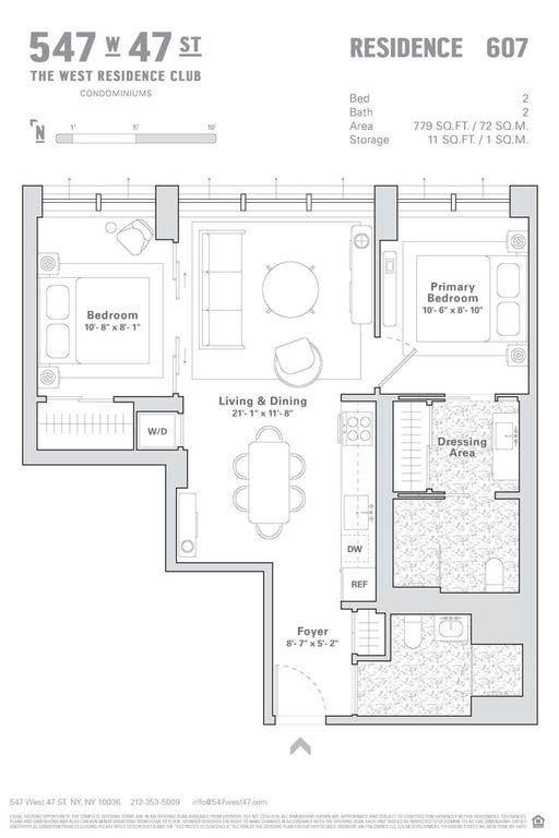 547 West 47th Street, Unit 607 photo 29