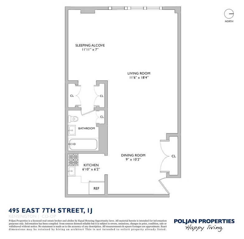 495 East 7th Street, Unit 1J