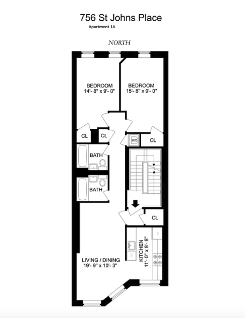 756 Saint Johns Place, Unit PARLOR photo 10