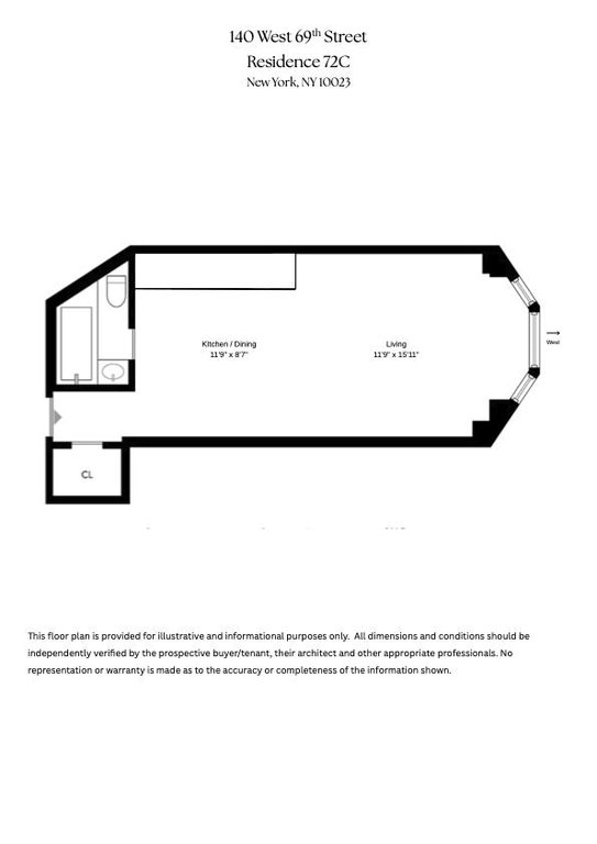 140 West 69th Street, Unit 72C photo 16
