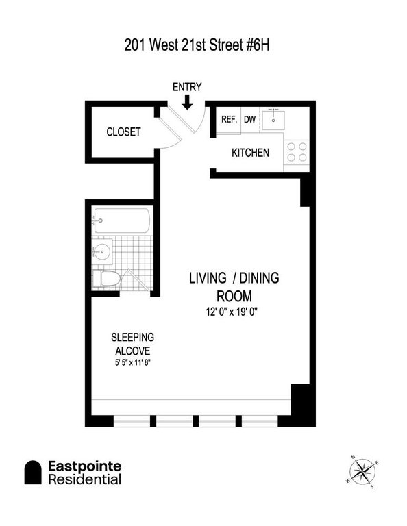 201 West 21st Street, Unit 6H photo 10