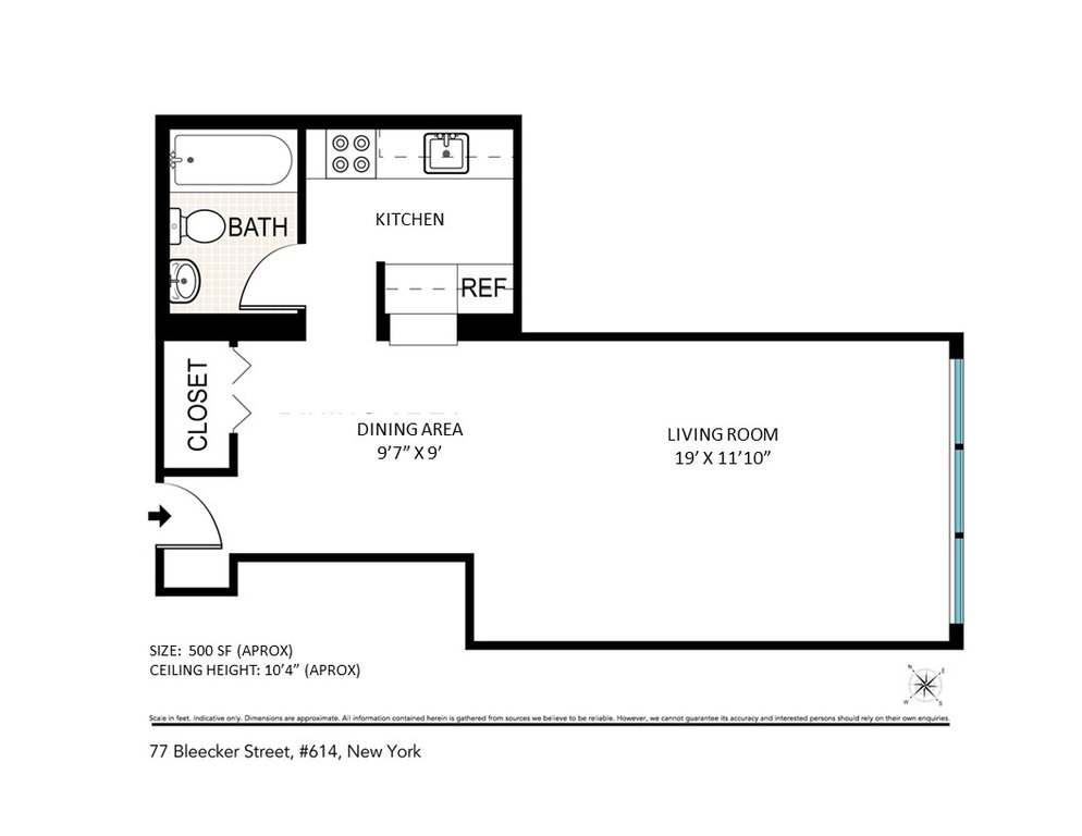 77 Bleecker Street, Unit 614 photo 6