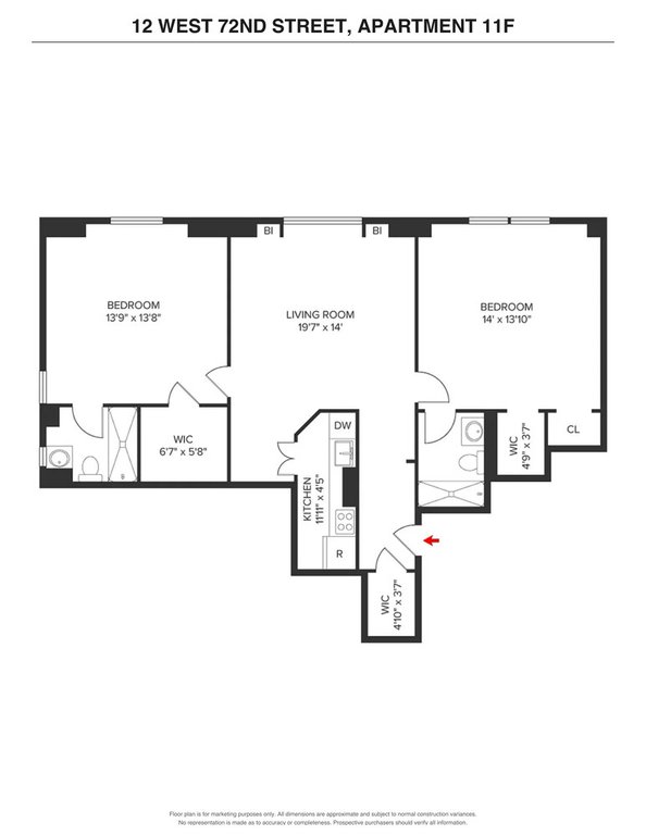 12 West 72nd Street, Unit 11F photo 13