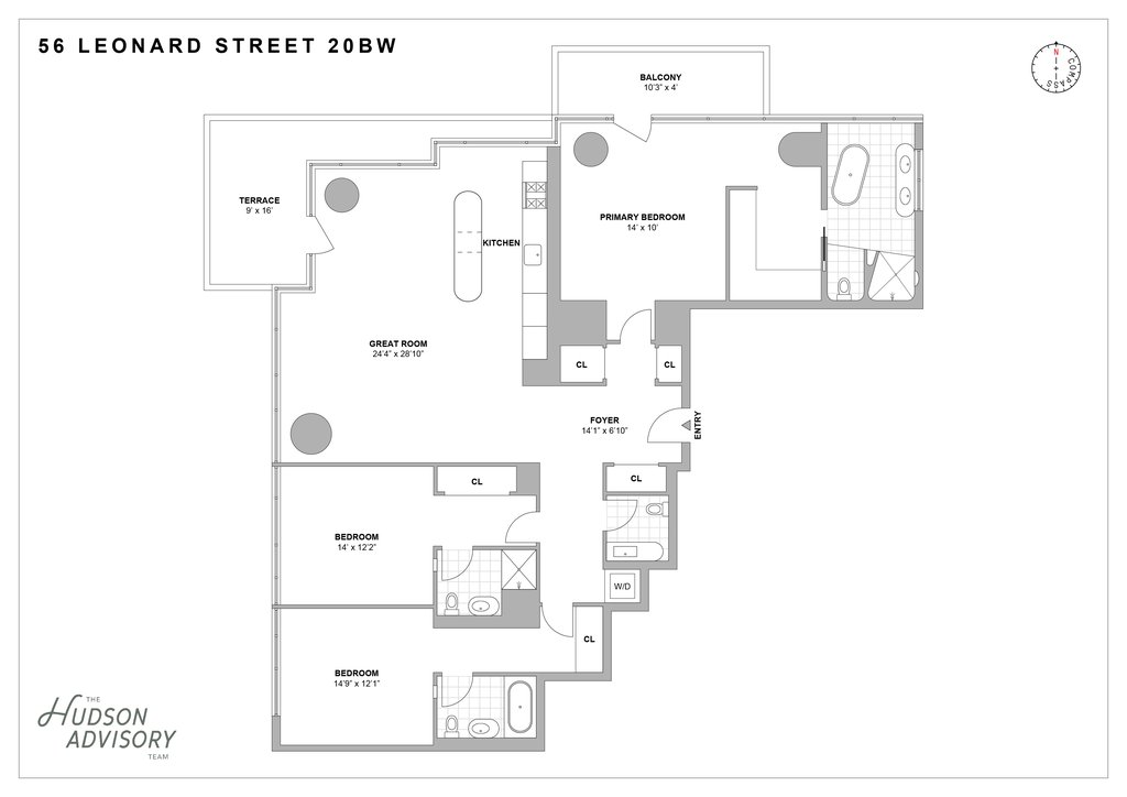56 Leonard Street, Unit 20BWEST photo 16
