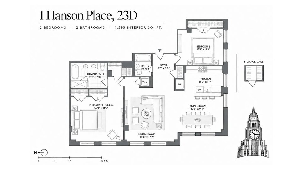 1 Hanson place, Unit 23D photo 31