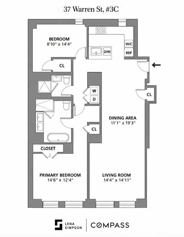 37 Warren Street, Unit 3C photo 15