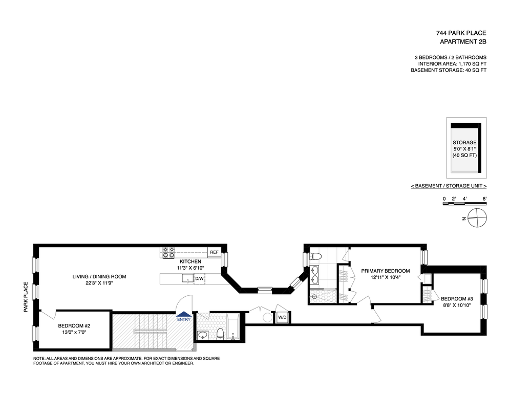 744 Park Place, Unit 2B photo 10