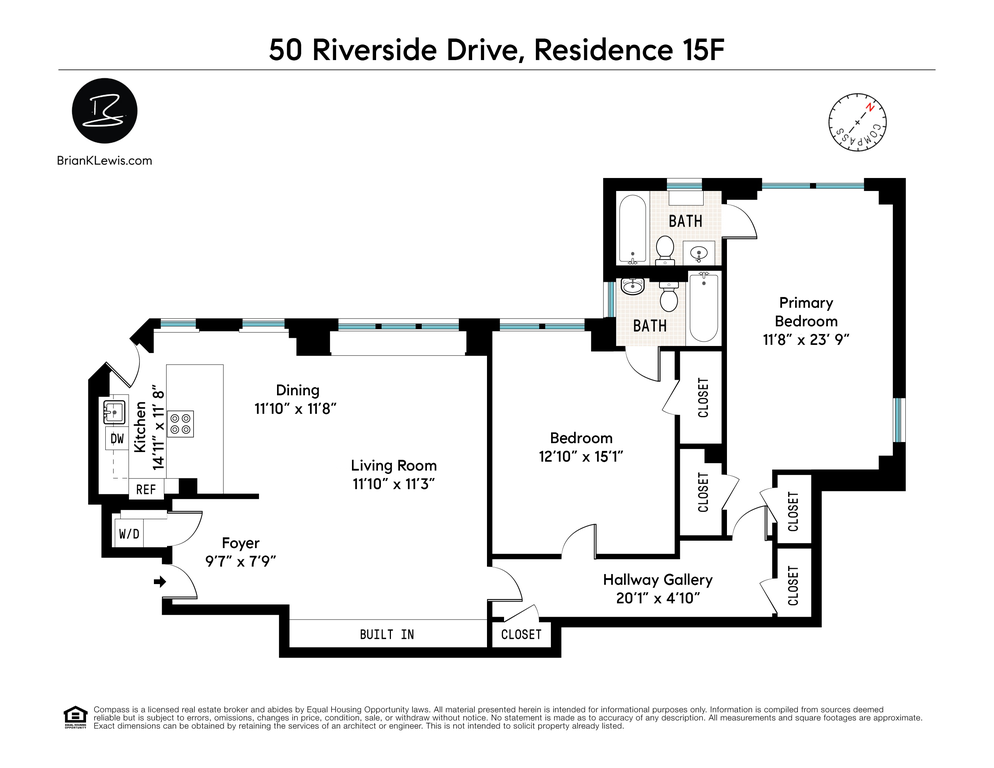 50 Riverside Drive, Unit 15F photo 14