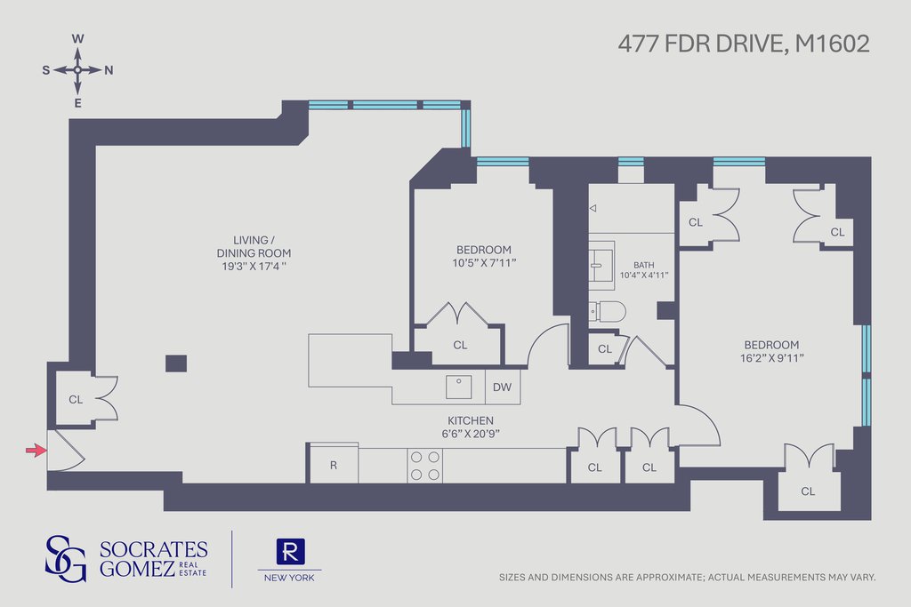 477 FDR Drive, Unit M1602 photo 25