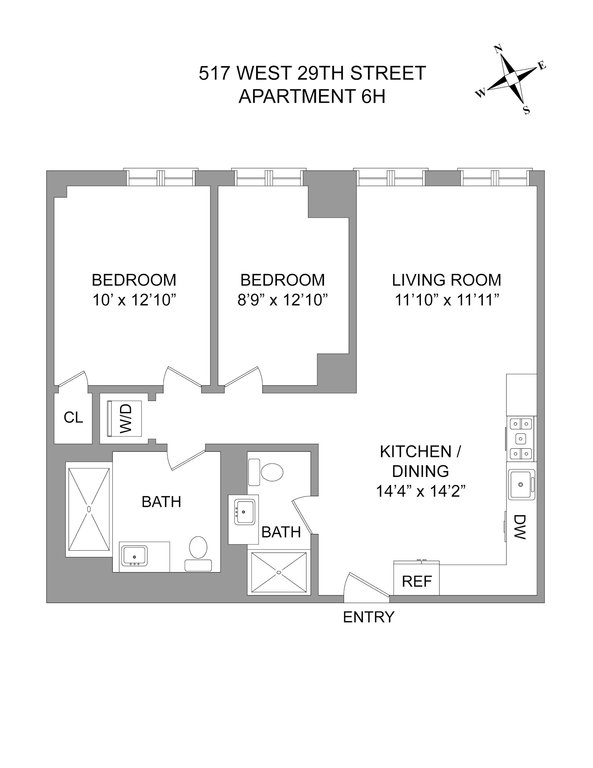 517 West 29th Street, Unit 6H photo 13