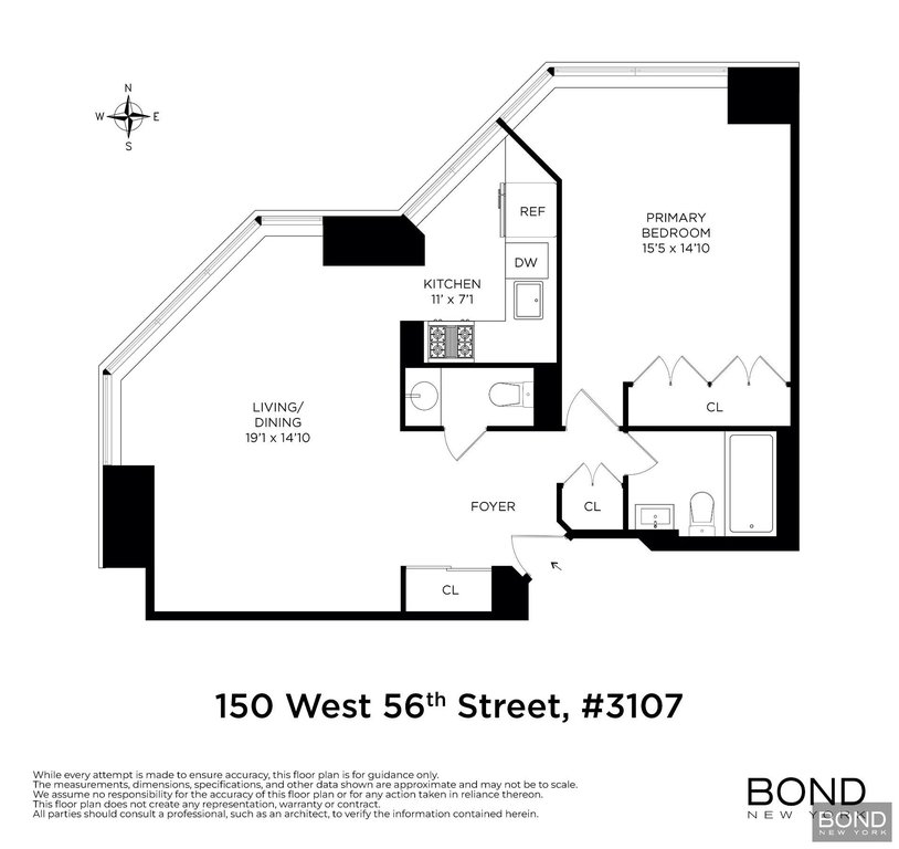 150 West 56th Street, Unit 3107 photo 11