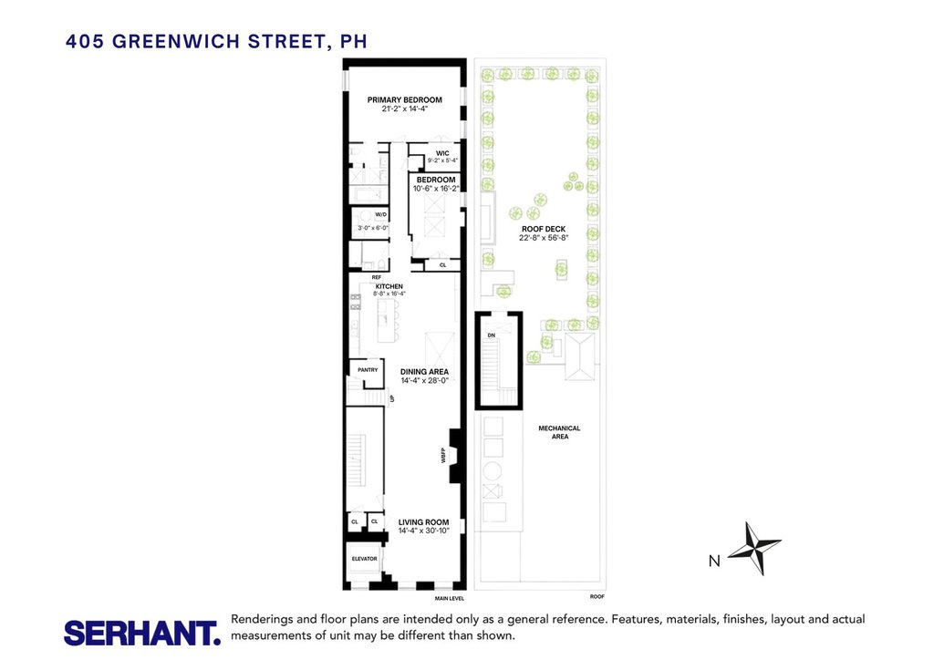 405 Greenwich Street, Unit PH photo 17