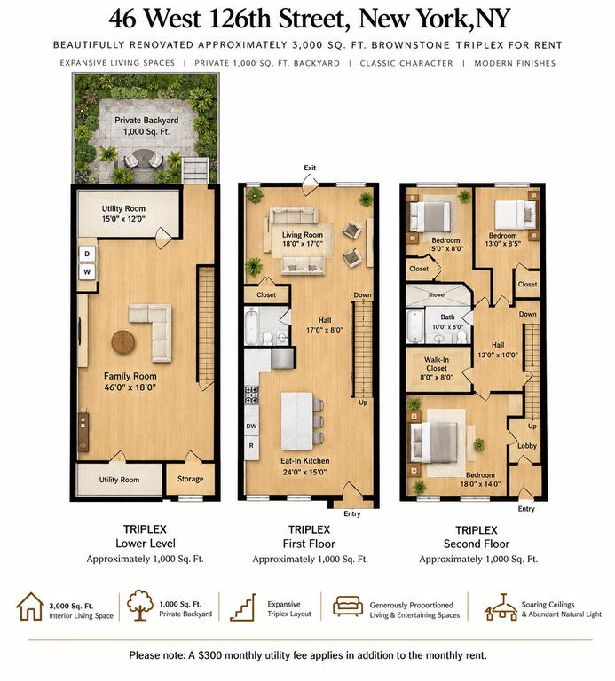 46 West 126th Street, Unit 1 photo 10