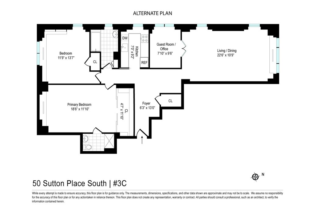 50 Sutton Place South, Unit 3C photo 10