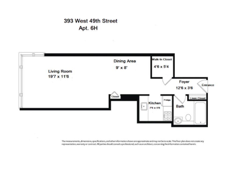 393 West 49th Street, Unit 6H photo 8